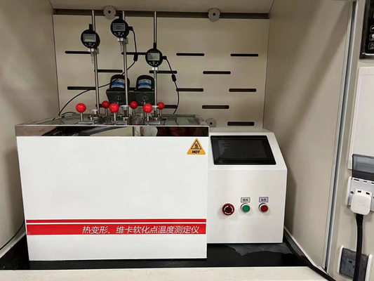 Plastics Hdt Vicat Testing Machine Digital Iso 2507 Iso 75 Iso 306 Astm D 1525 648