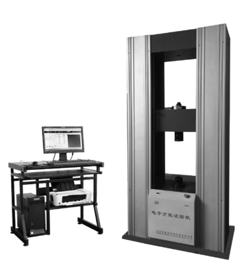 Servo Motor 300kn Electronic Universal Testing Machine , Tensile Strength Tester