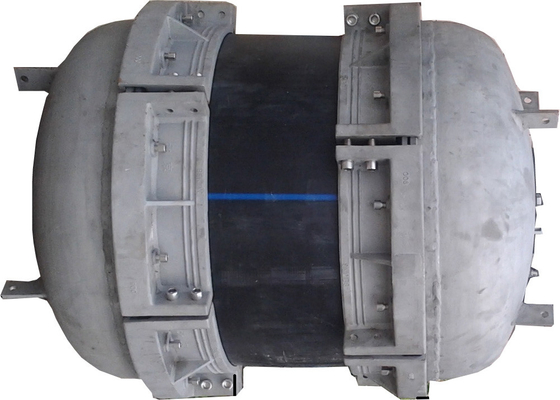 DN 900mm PVC PE Пластиковые трубные конечные крышки с гидростатическим испытательным розеткой стандартов ASTM D 1598/1599