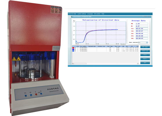 ASTM D5289 Компьютерное управление Вульканизация резины Измерительный прибор Вульканизация с использованием безроторных куреметров