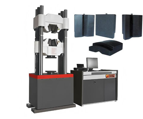 Сервогидравлическая испытательная машина с четырьмя колоннами и масляным цилиндром нижнего типа для повышения стабильности и точности